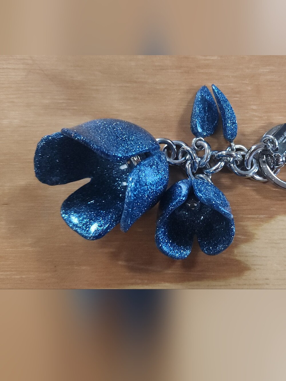 Coach Glitter Resin Tea Rose Charm - Picture 2 of 7
